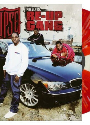 the album cover for Re-Up Gang - Clipse Presents: Re-Up Gang [Clear Vinyl] (Gate) (Red)
