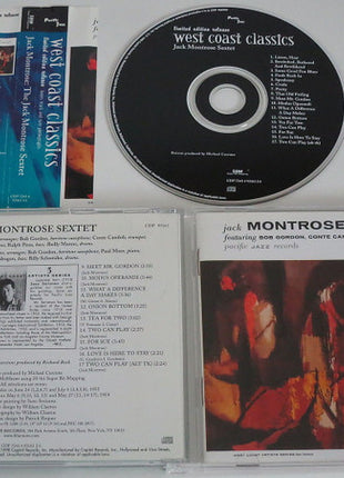 Jack Montrose Sextet : Jack Montrose Sextet (CD, Album, Mono, Ltd, RE)