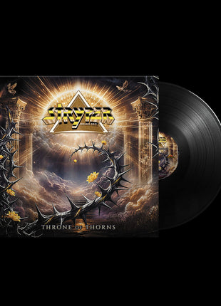 the album cover for Stryper - Throne of Thorns