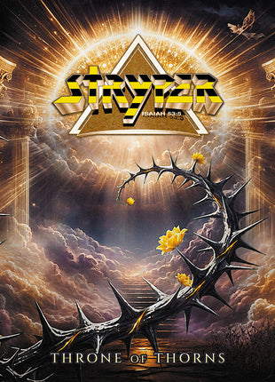 the album cover for Stryper - Throne of Thorns