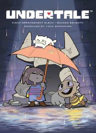 the album cover for Game Music (Jpn) - Undertale Piano Arrangement Album - Echoes Beneath