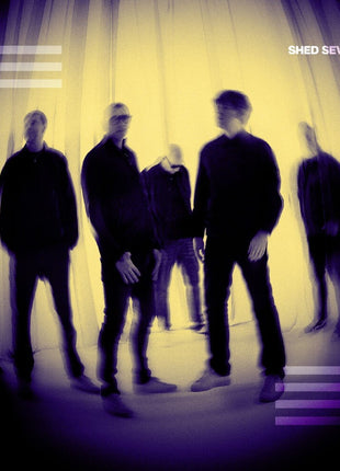 the album cover for Shed Seven - Shed Seven [Indie Exclusive] Purple & Blue Swirl [Colored Vinyl] [Indie Exclusive]
