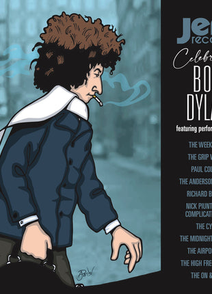 the album cover for Jem Records Celebrates Bob Dylan / Various - Jem Records Celebrates Bob Dylan / Various
