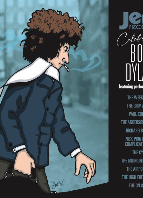 the album cover for Jem Records Celebrates Bob Dylan / Various - Jem Records Celebrates Bob Dylan / Various