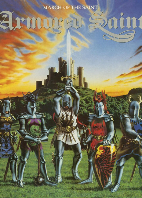 the album cover for Armored Saint - Armored Saint - March of the Saint