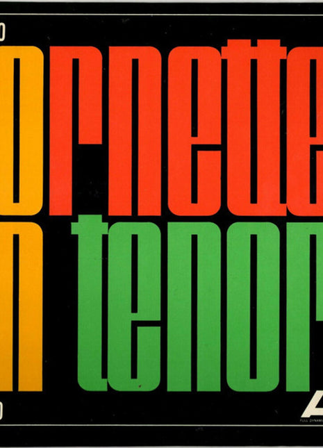 the album cover for Ornette Coleman - Ornette on Tenor (180g)