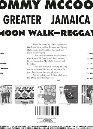 the album cover for Tommy Mccook - Greater Jamaica Moon Walk - Reggay [Deluxe] [Limited Edition]