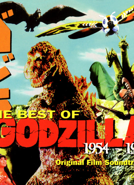 the album cover for Akira Ifukube  / Manabe,Riichiroh - Best Of Godzilla: 1954-1975 - O.S.T.