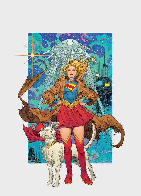 the album cover for Claudia Sarne - Supergirl / O.S.T.
