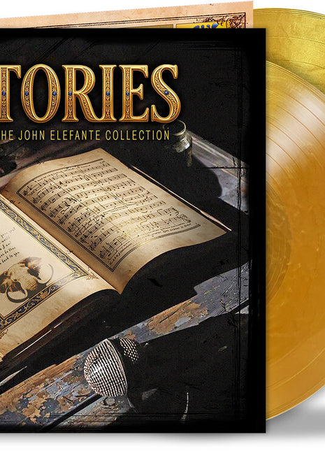 the album cover for John Elefante - Stories - Definitive Collection [Colored Vinyl] (Gate)
