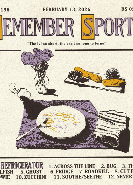 the album cover for Remember Sports - Refrigerator