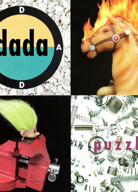 the album cover for Dada - Puzzle - Green & Yellow Troll Hair Vinyl [Colored Vinyl]