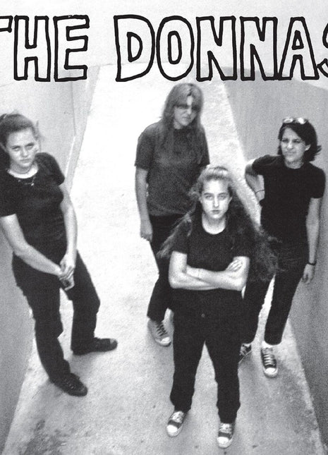 the album cover for Donnas - Donnas - Analog - Clear W/ Black & Purple [Colored Vinyl]