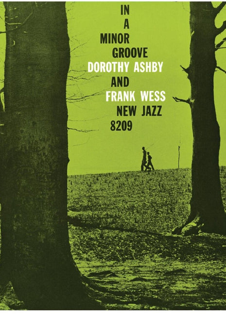 the album cover for Dorothy Ashby  / Wess,Frank - In A Minor Groove - Clear With Red/Green/Purple