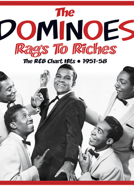 the album cover for Billy Ward  & The Dominoes - Rags To Riches: The R&B Chart Hits 1951-58