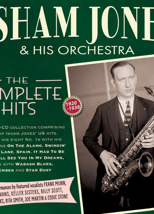 the album cover for Jones, Isham & His Orchestra - The Complete Hits 1920-38