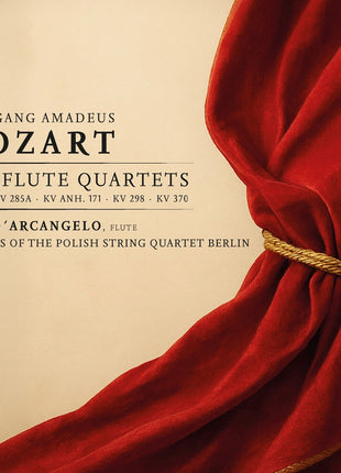 the album cover for Rita & Members of the Polish String Quartet Berlin DÃ¢Â€Â™arcangelo - Mozart: the Flute Quartets