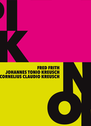 the album cover for Fred & Cornelius Claudio Kreusch & Johannes Tonio Kreusch Frith - Pink/neon