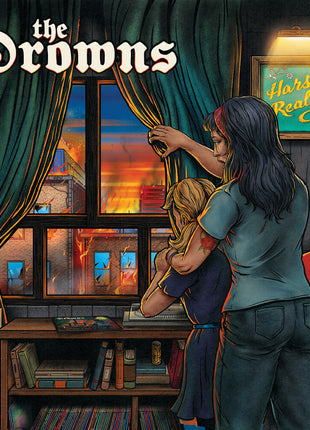 the album cover for Drowns - Harsh Reality