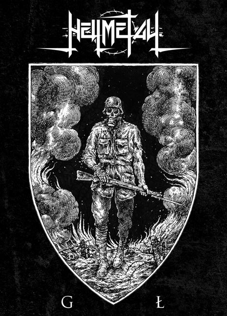 the album cover for Hellmetall - Mgla