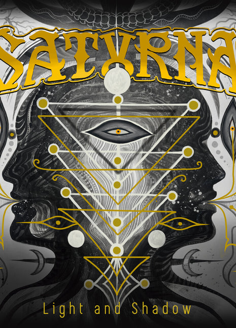 the album cover for Saturna - Light And Shadow