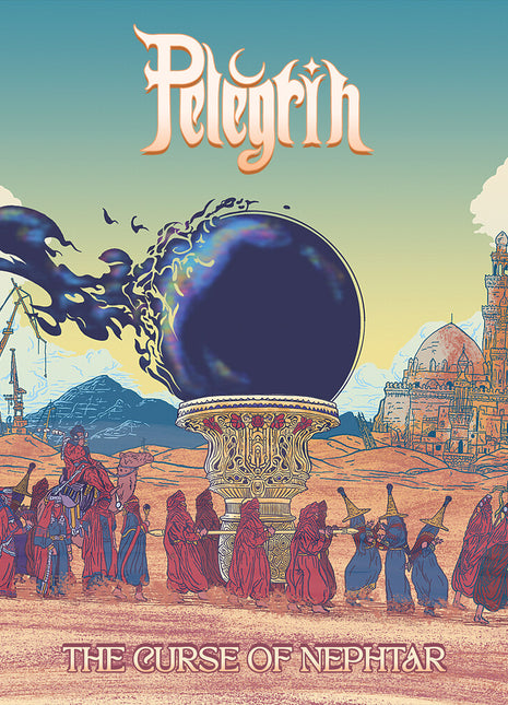 the album cover for Pelegrin - Curse Of Nephtar
