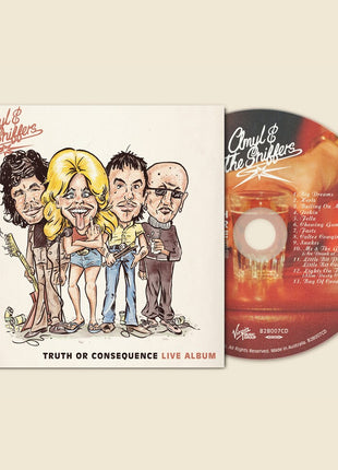 the album cover for Amyl & The Sniffers - Truth Or Consequence [4-Panel Digipak]