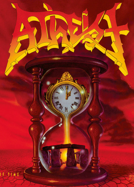 the album cover for Atheist - Piece Of Time [Colored Vinyl] (Org) (Uk)