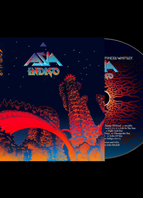 the album cover for Asia - Indigo