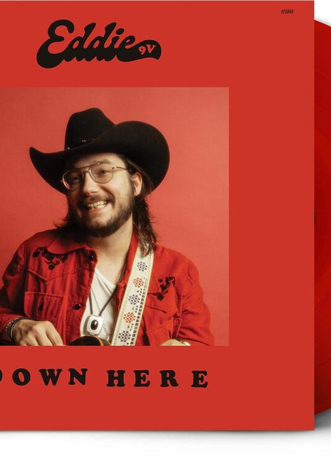 the album cover for Eddie 9V - Down Here [Translucent Ruby Red]