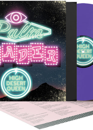 the album cover for High Desert Queen - Palm Reader - Purple [Colored Vinyl] [Limited Edition] (Ofgv) (Purp)