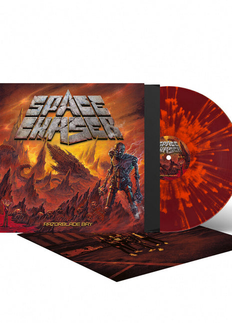 the album cover for Space Chaser - Razorblade Bay [Colored Vinyl] [Limited Edition] (Ofgv)