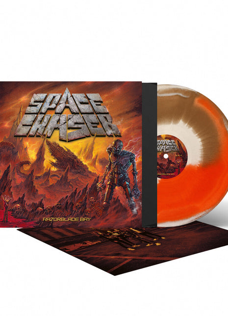 the album cover for Space Chaser - Razorblade Bay [Colored Vinyl] [Limited Edition] (Ofgv)