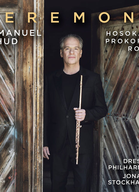the album cover for Emmanuel Pahud - Prokofiev, Rouse, Hosokawa