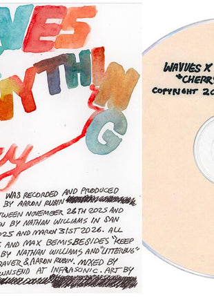 the album cover for Wavves x Say Anything - Cherry Soda