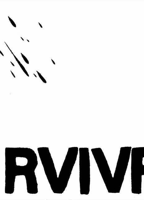 the album cover for RVIVR - Rvivr [Clear/Black Splatter]