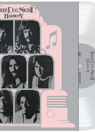 the album cover for Three Dog Night - Harmony [Clear Vinyl]