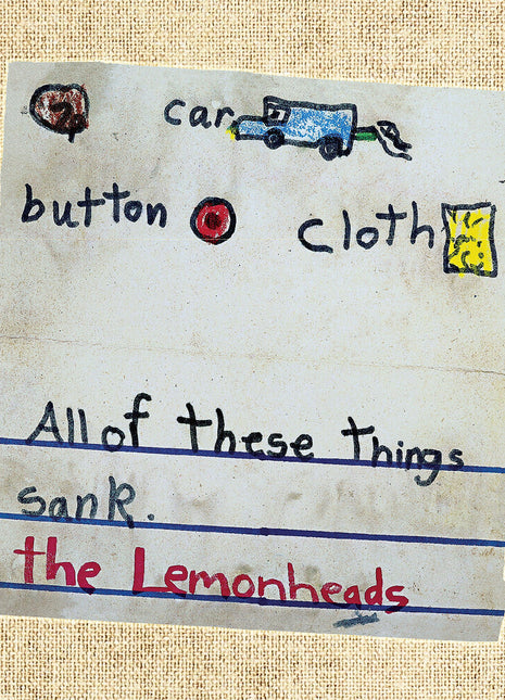 the album cover for Lemonheads - Car Button Cloth - 30th Anniversary Edition