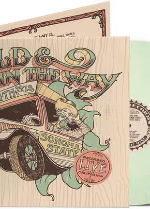 the album cover for Old & In The Way - Live At Sonoma State - 11/4/73 [Green Colored Vinyl]