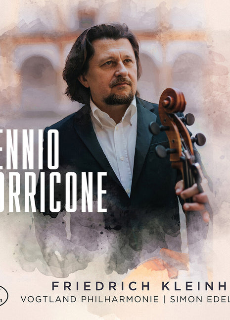 the album cover for Friedrich Kleinhapl - Morricone ?For Vc & Orchestra