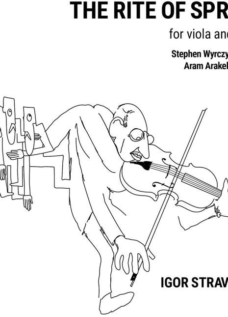 the album cover for Stephen Wyrczynski - Rite Of Spring