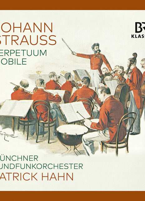 the album cover for Munchner Rundfunkorchester - Johann Strauss: Perpetuum Mobile