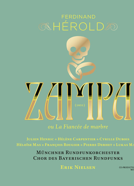 the album cover for Munchner Rundfunkorchester - Ferdinand Herold: Zampa Ou La Fiancee De Marbre