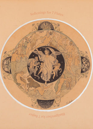 the album cover for Viibra - Softenings For 7 Flutes
