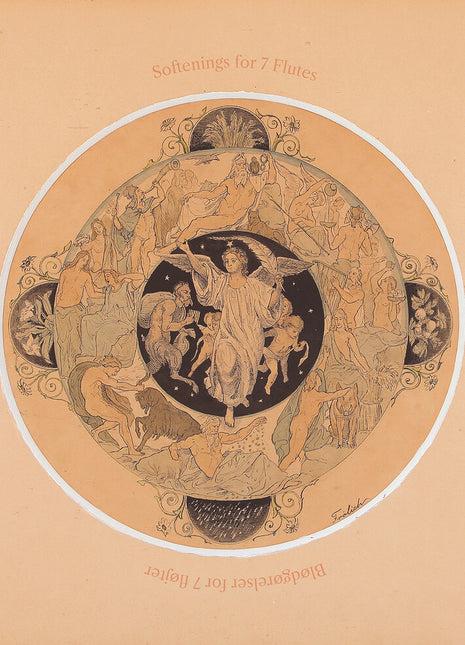 the album cover for Viibra - Softenings For 7 Flutes