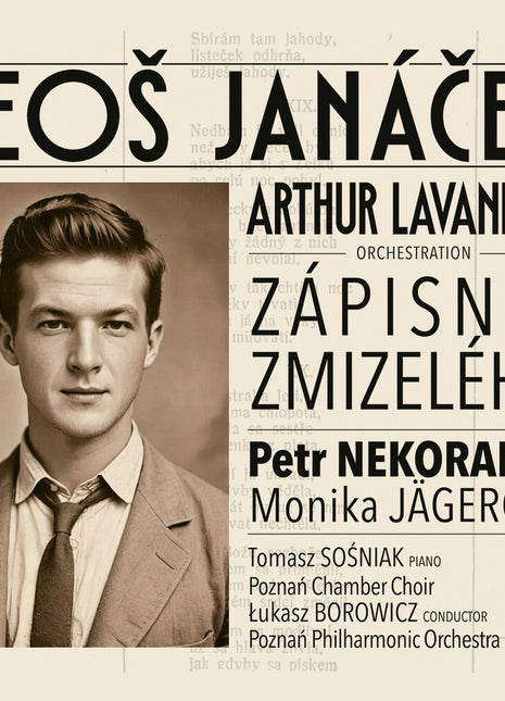 the album cover for Petr Nekoranec - Janacek: Zapisnik Zmizeleho/Diary Of One Who