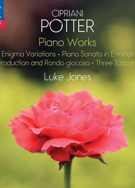 the album cover for Luke Jones - Potter: Pno Works