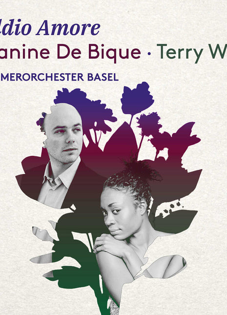 the album cover for De Jeanine Bique - Addio Amore