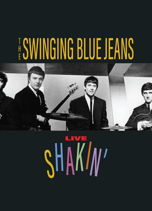 the album cover for Swinging Blue Jeans - Live Shakin'