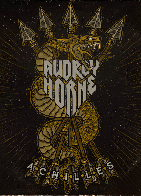 the album cover for Audrey Horne - Achilles